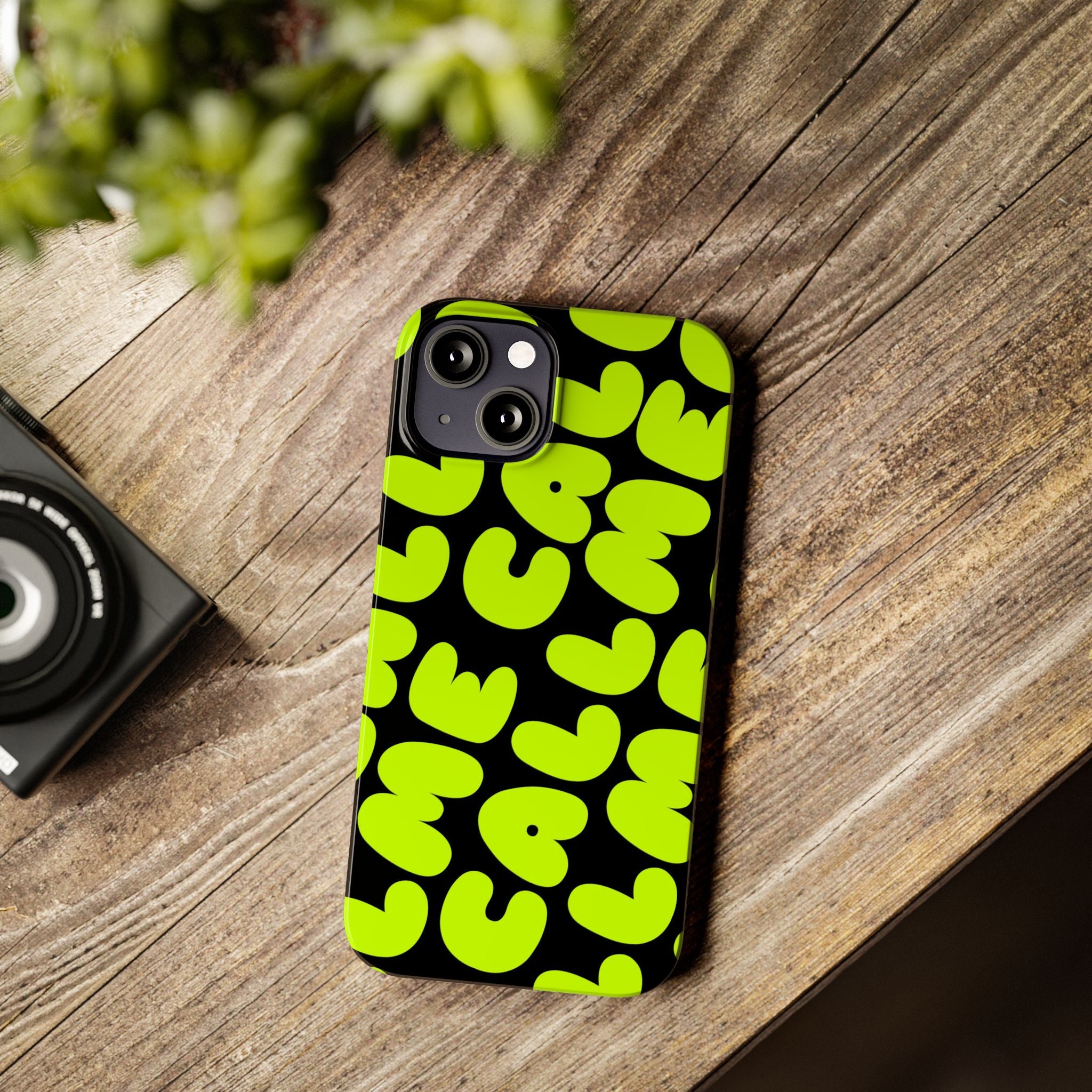 Call Me Neon Green Case