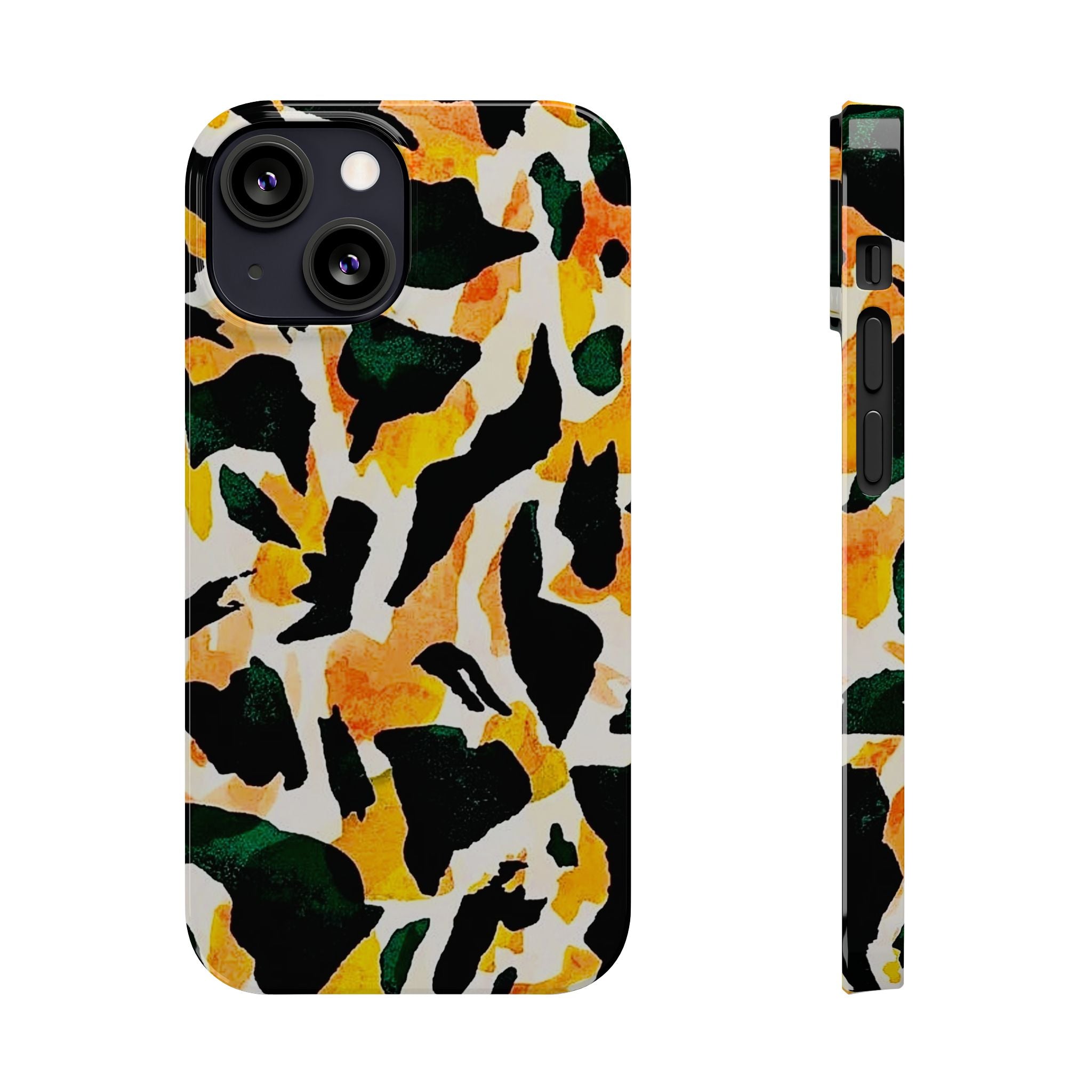 Yellow Green Abstract Case