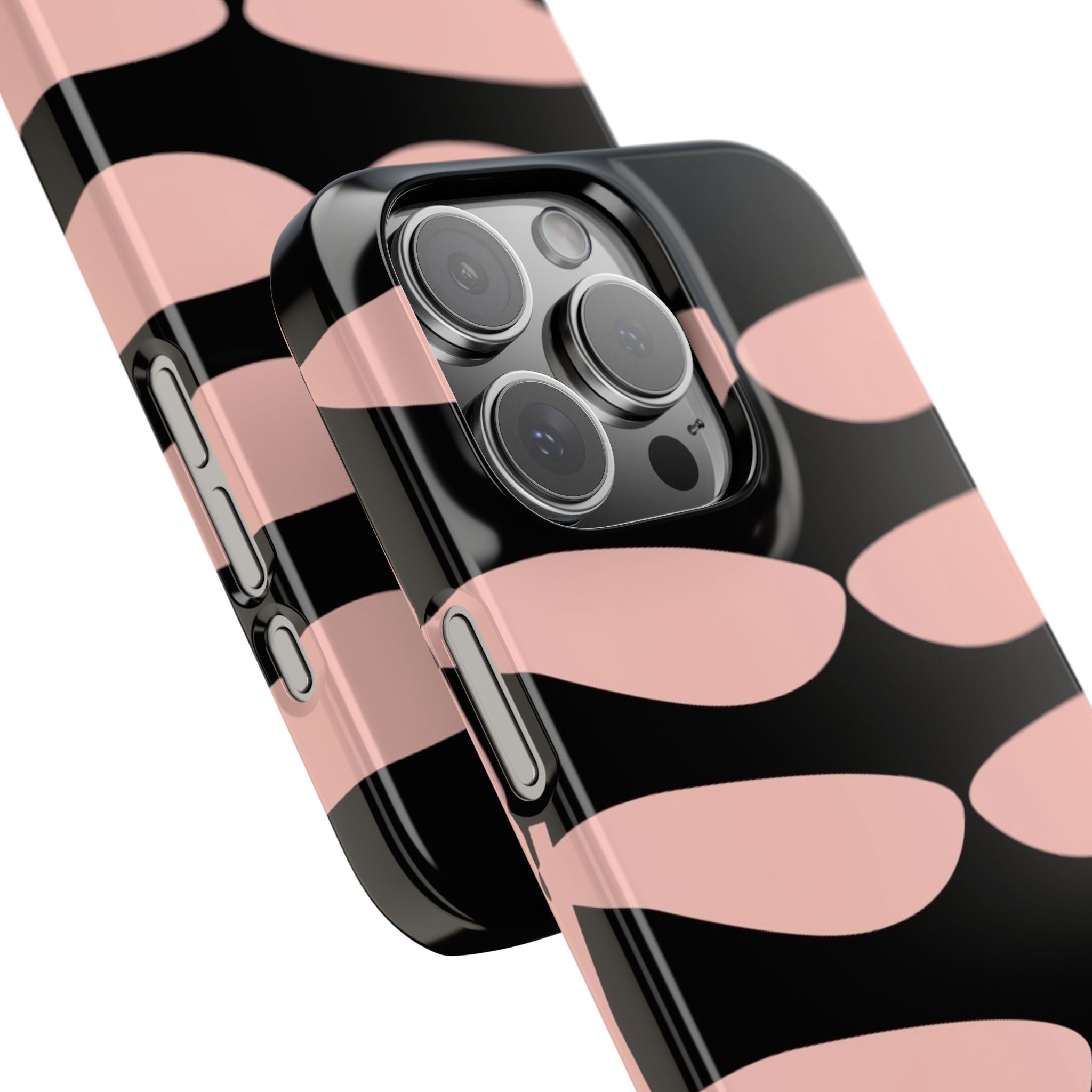 Pink Wave Abstract Case