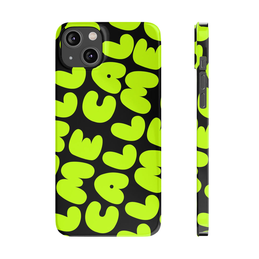 Call Me Neon Green Case