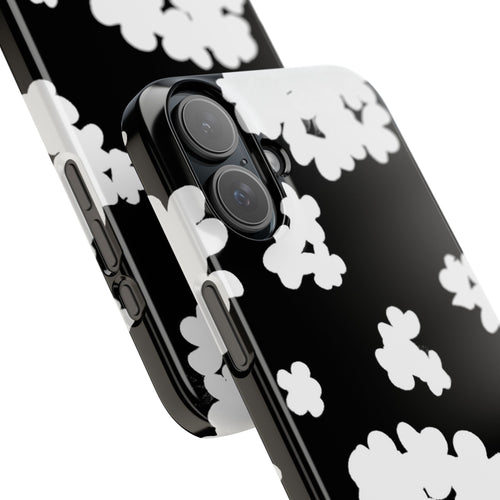 Black & White Abstract Flower Case