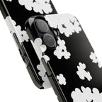 Black & White Abstract Flower Case