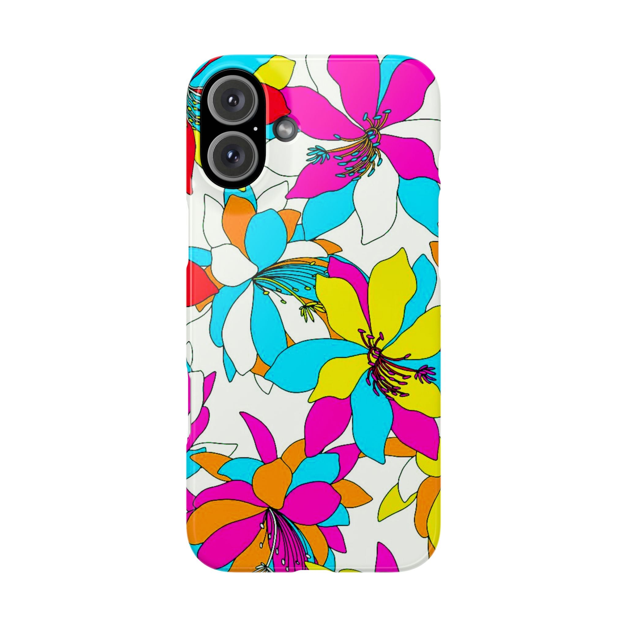 Layered Magenta Floral Case