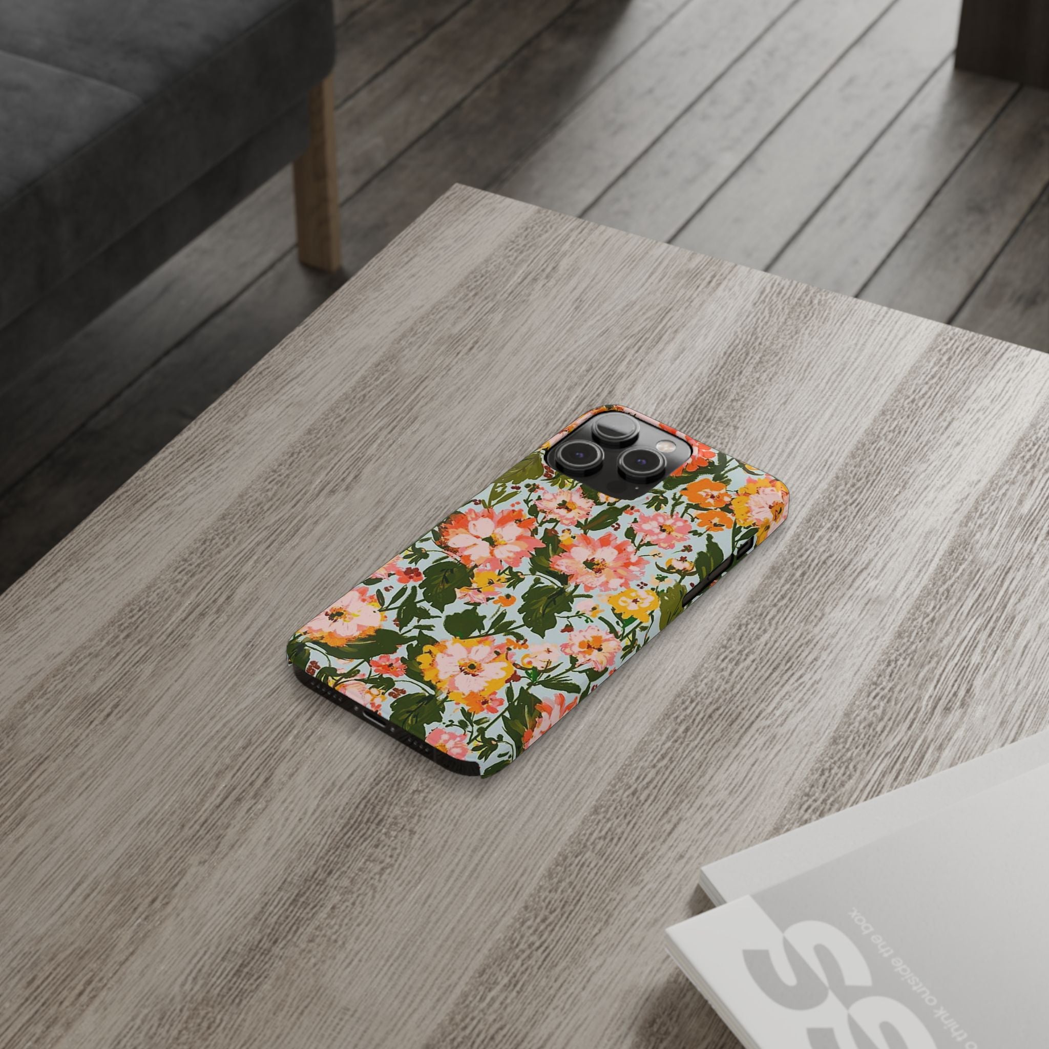 Pink & Orange Blossom Garden Case