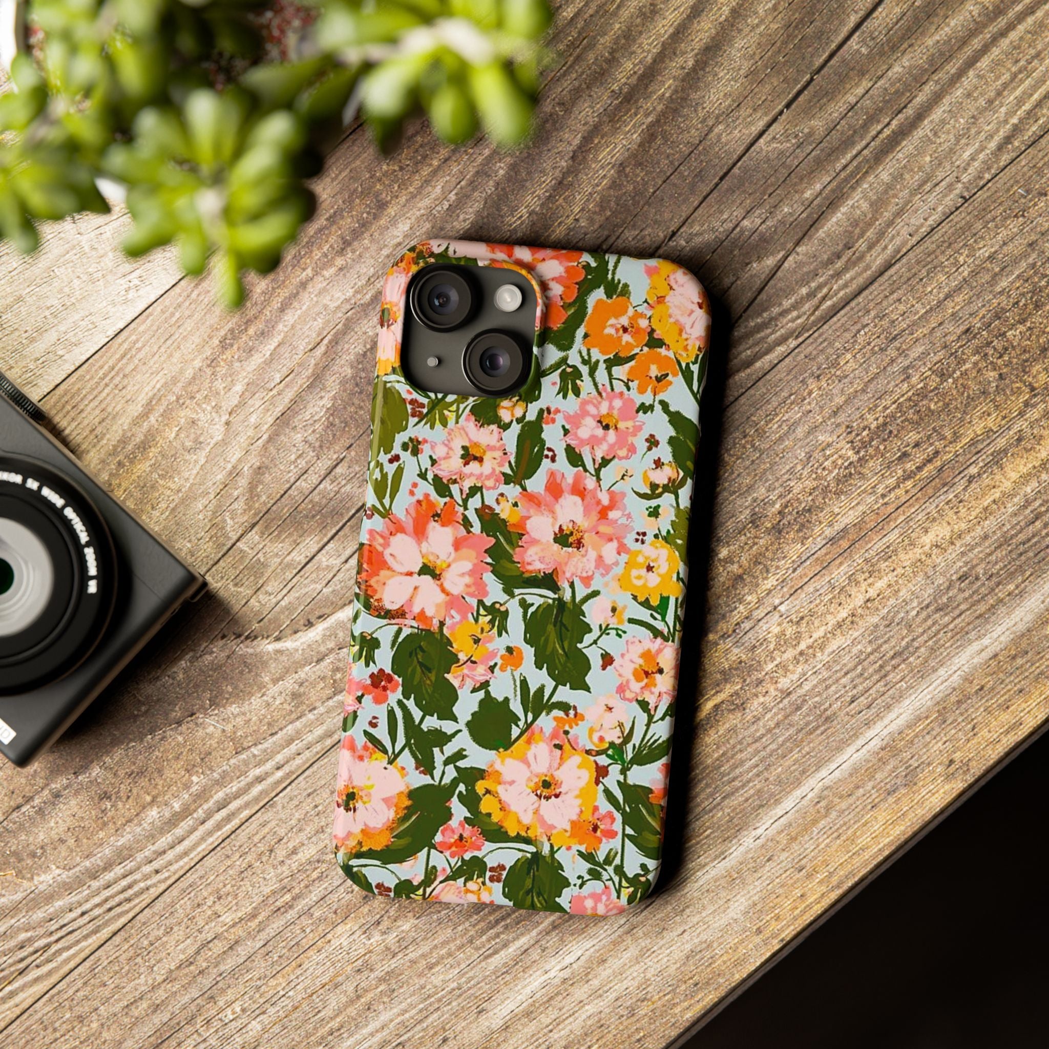 Pink & Orange Blossom Garden Case