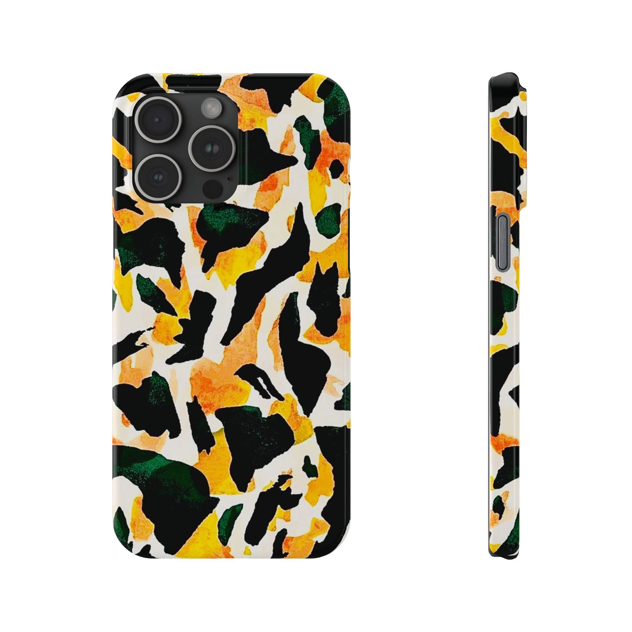 Yellow Green Abstract Case