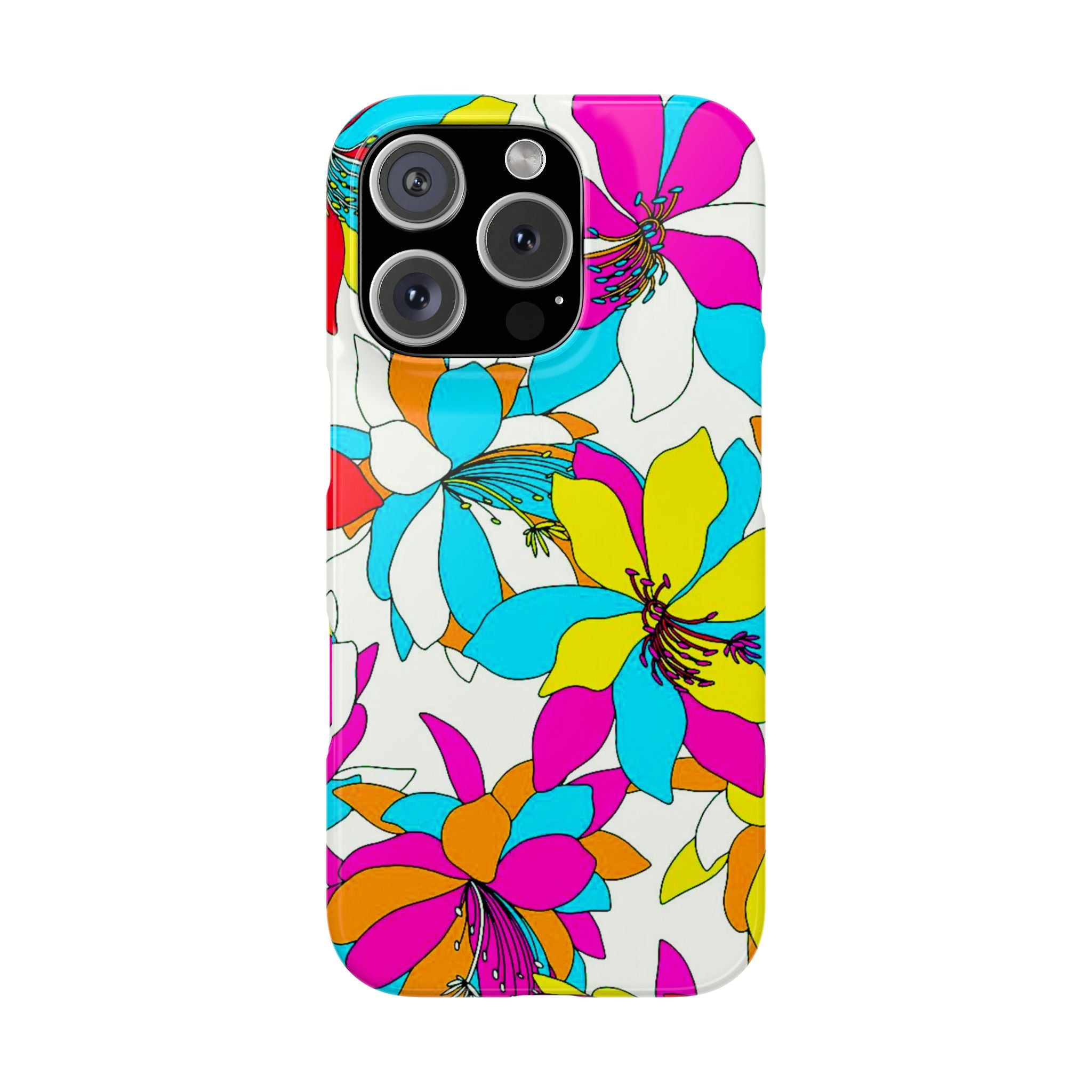 Layered Magenta Floral Case