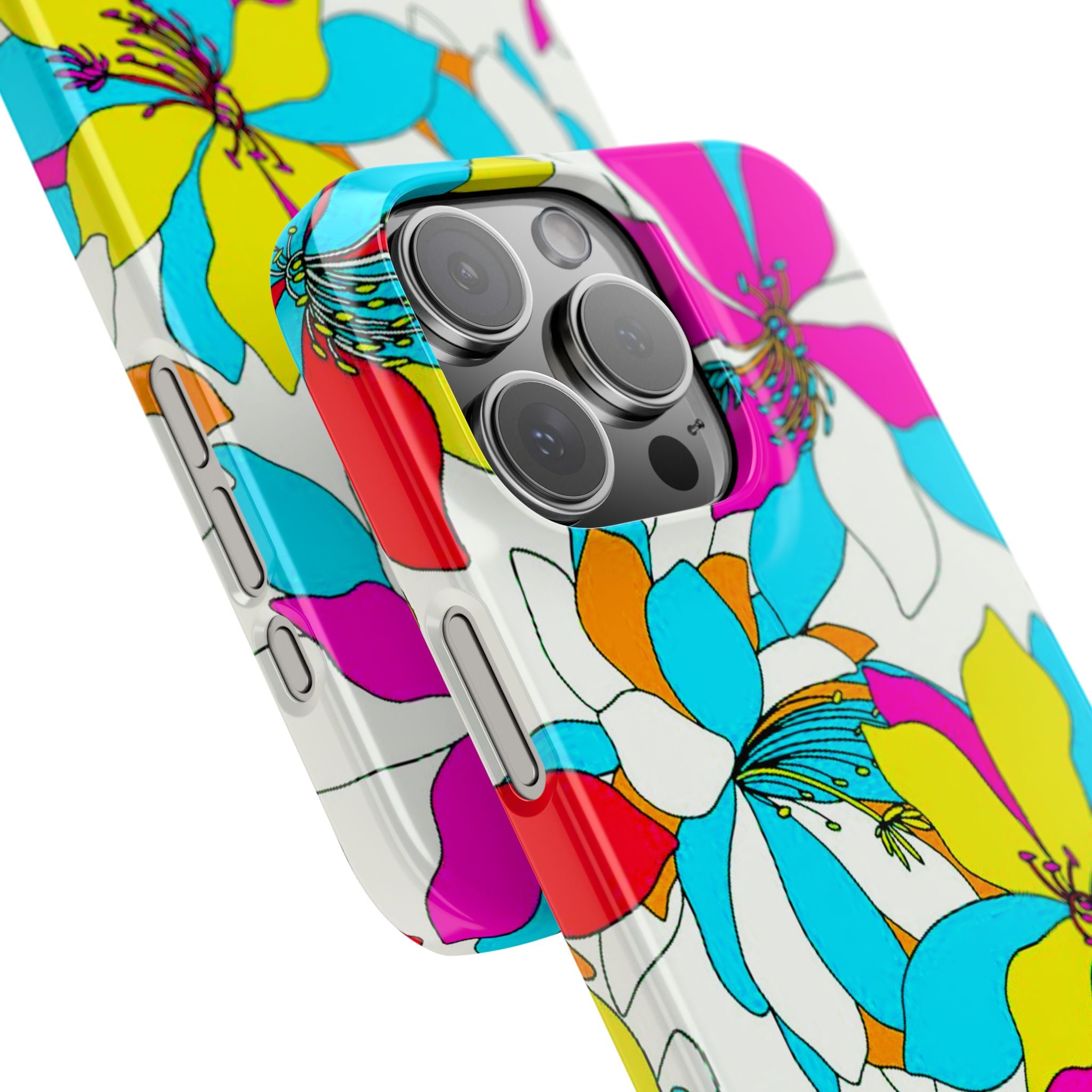 Layered Magenta Floral Case