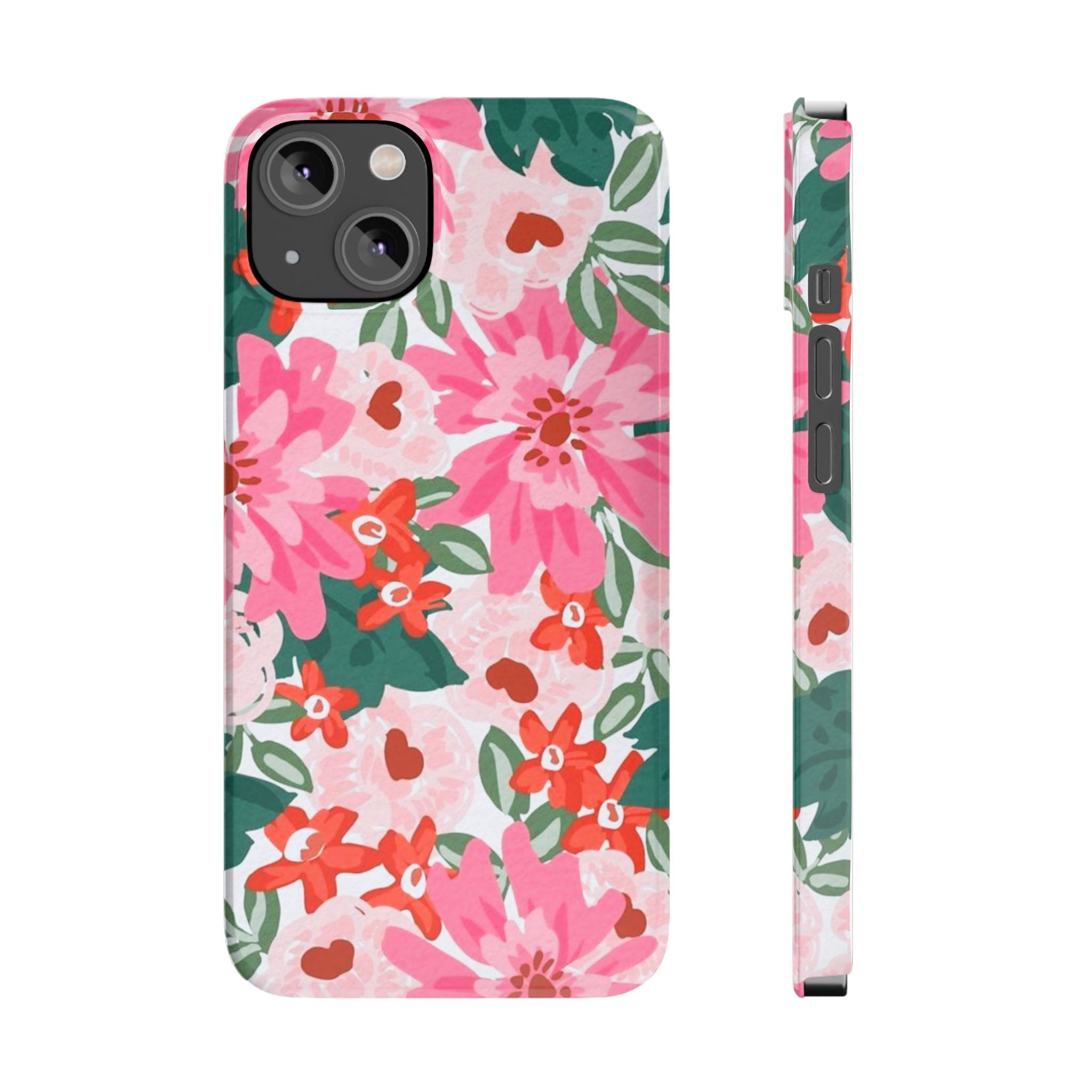 Pink Watercolor Garden Case