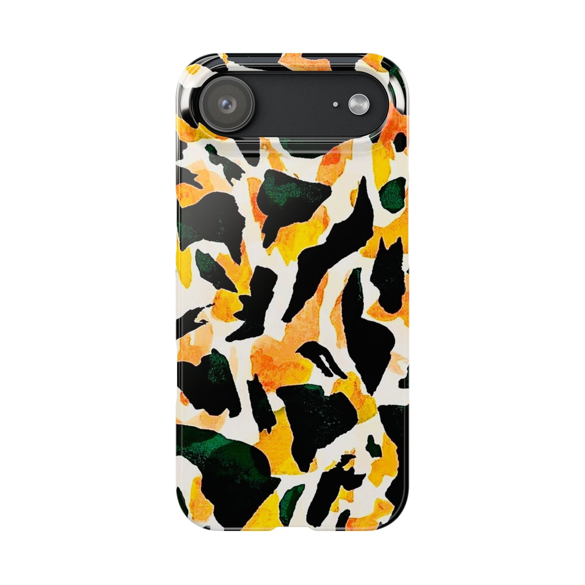Yellow Green Abstract Case