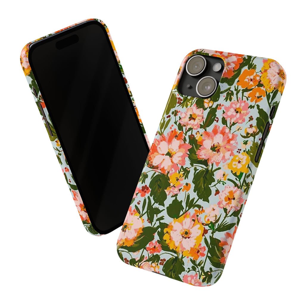 Pink & Orange Blossom Garden Case