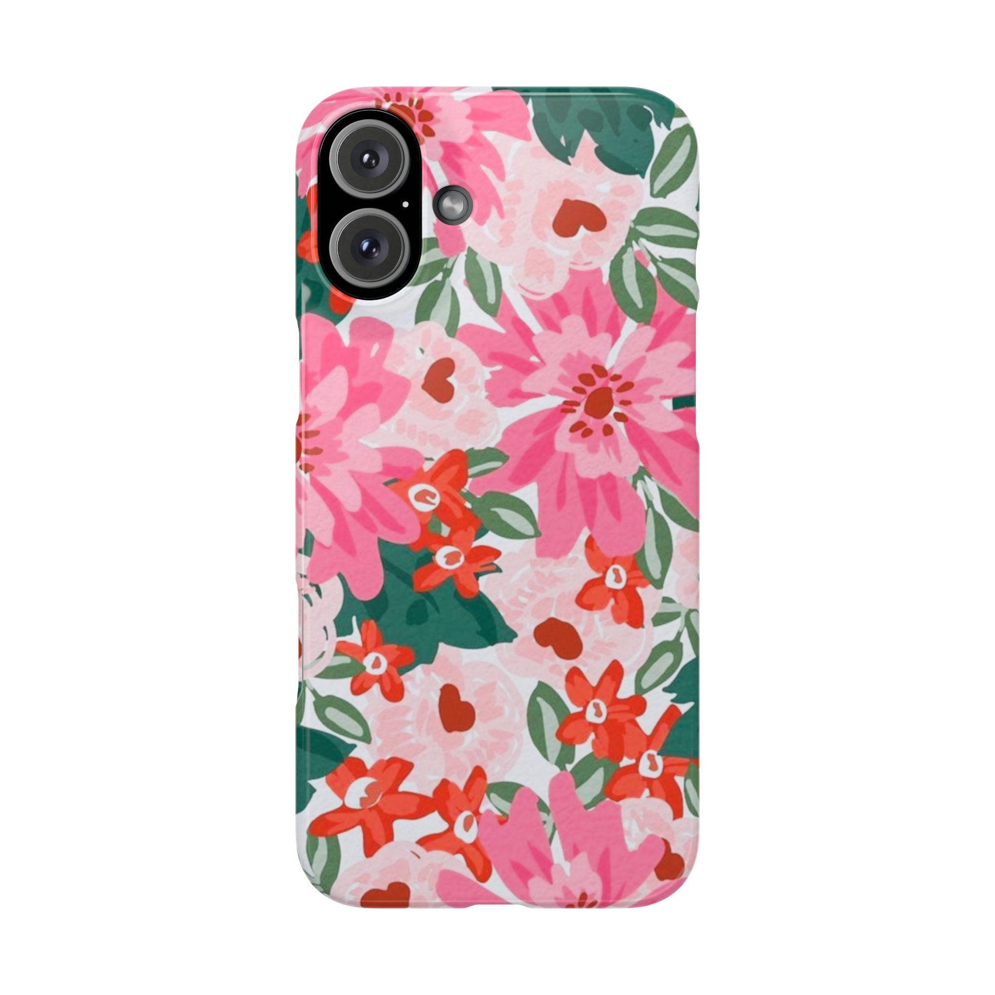 Pink Watercolor Garden Case