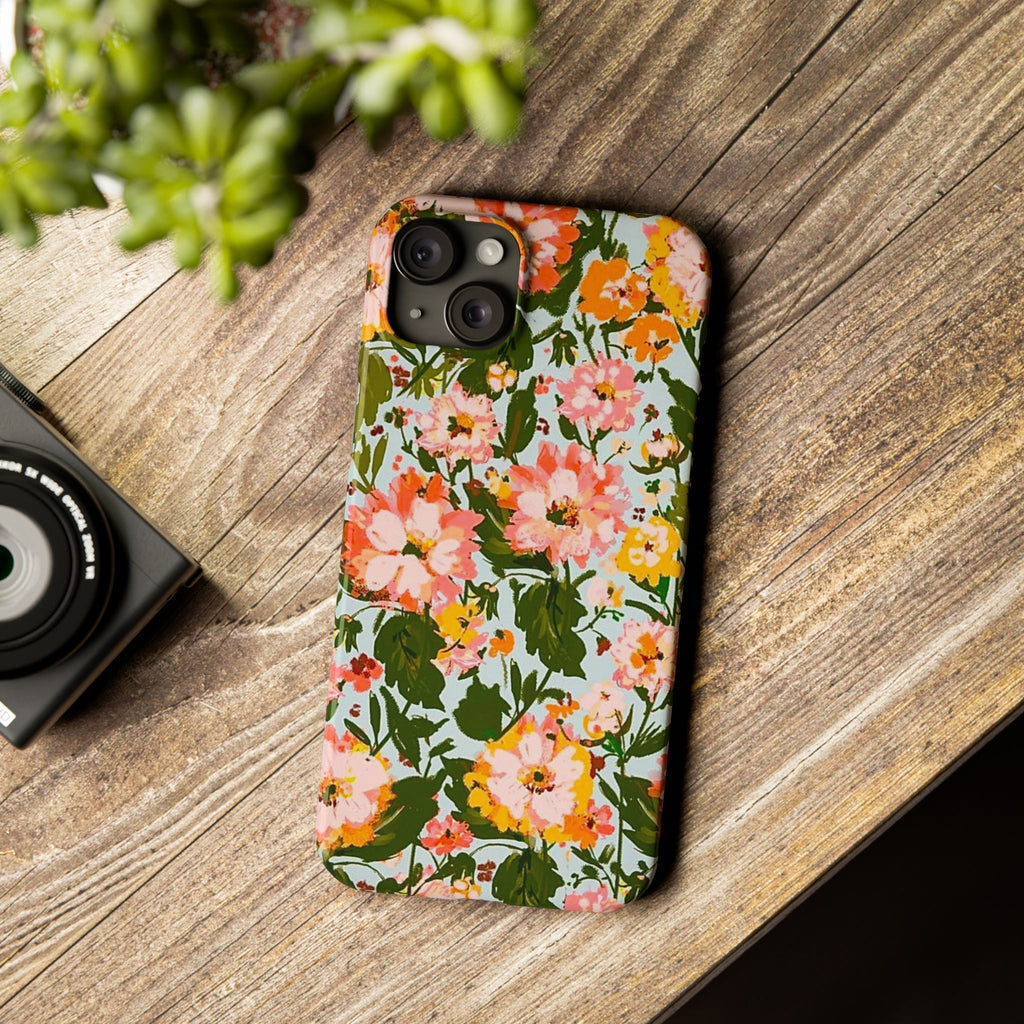 Pink & Orange Blossom Garden Case