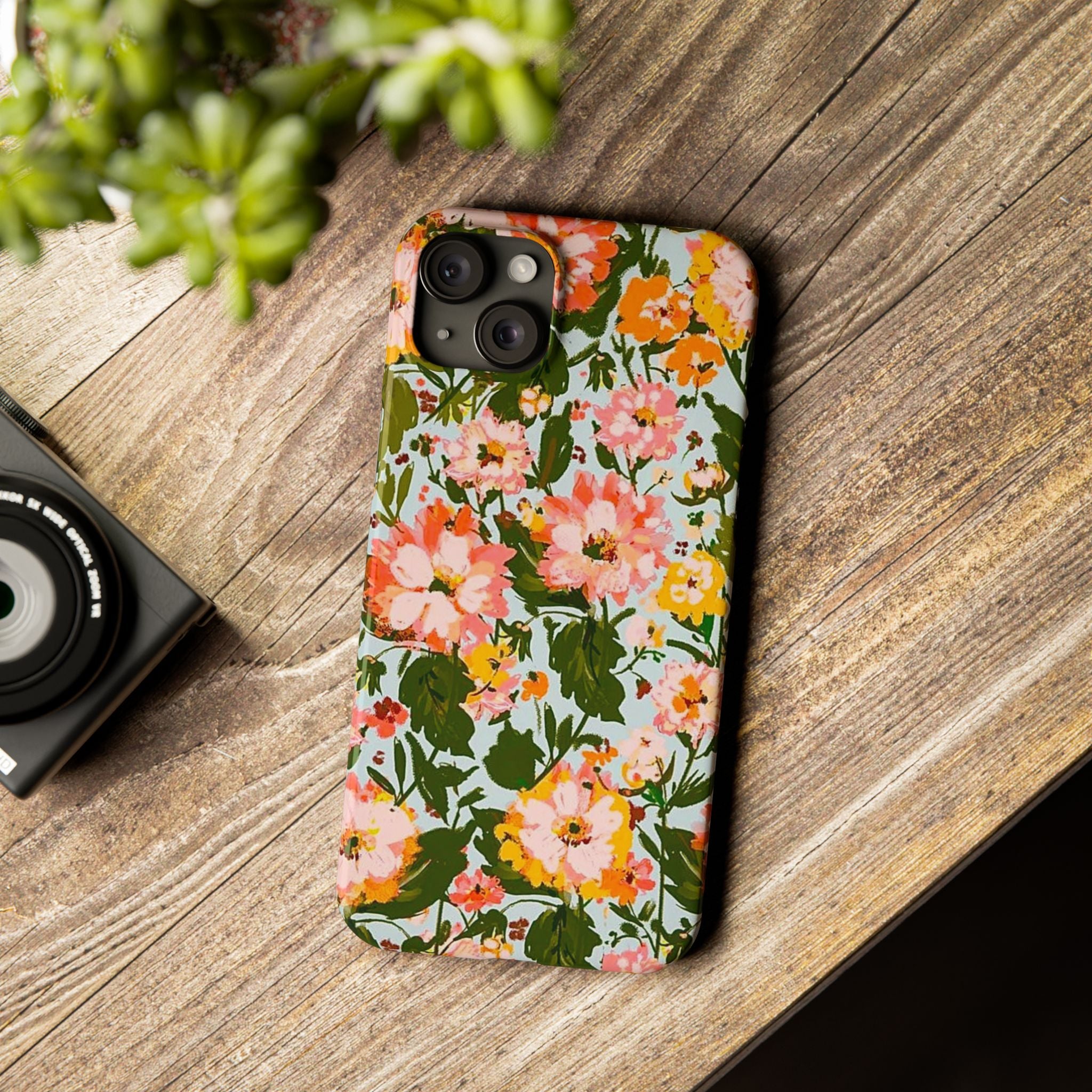 Pink & Orange Blossom Garden Case