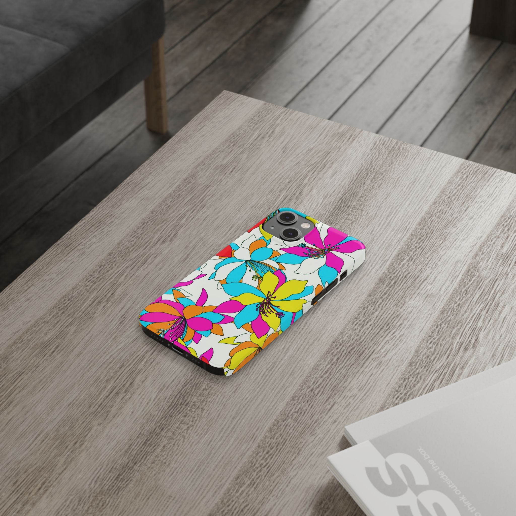 Layered Magenta Floral Case