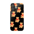 Teddy Bear on Black Case