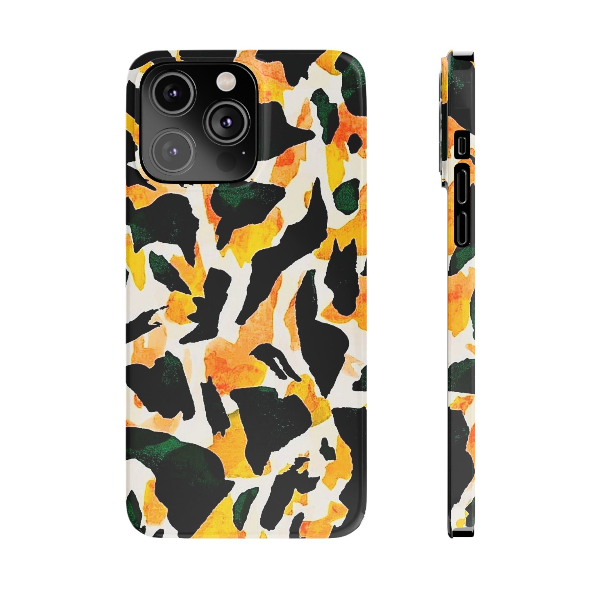 Yellow Green Abstract Case