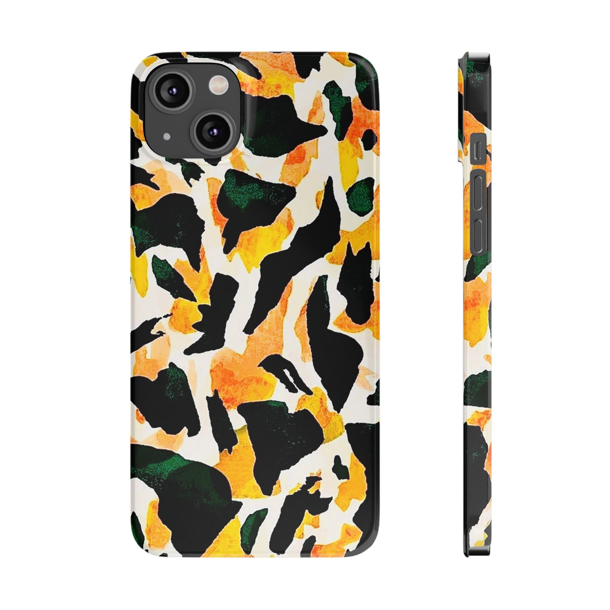 Yellow Green Abstract Case