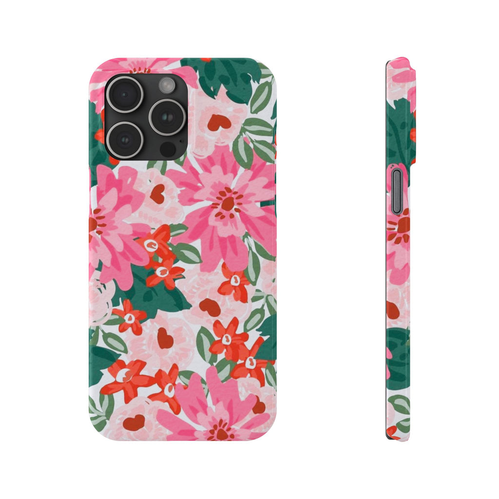 Pink Watercolor Garden Case