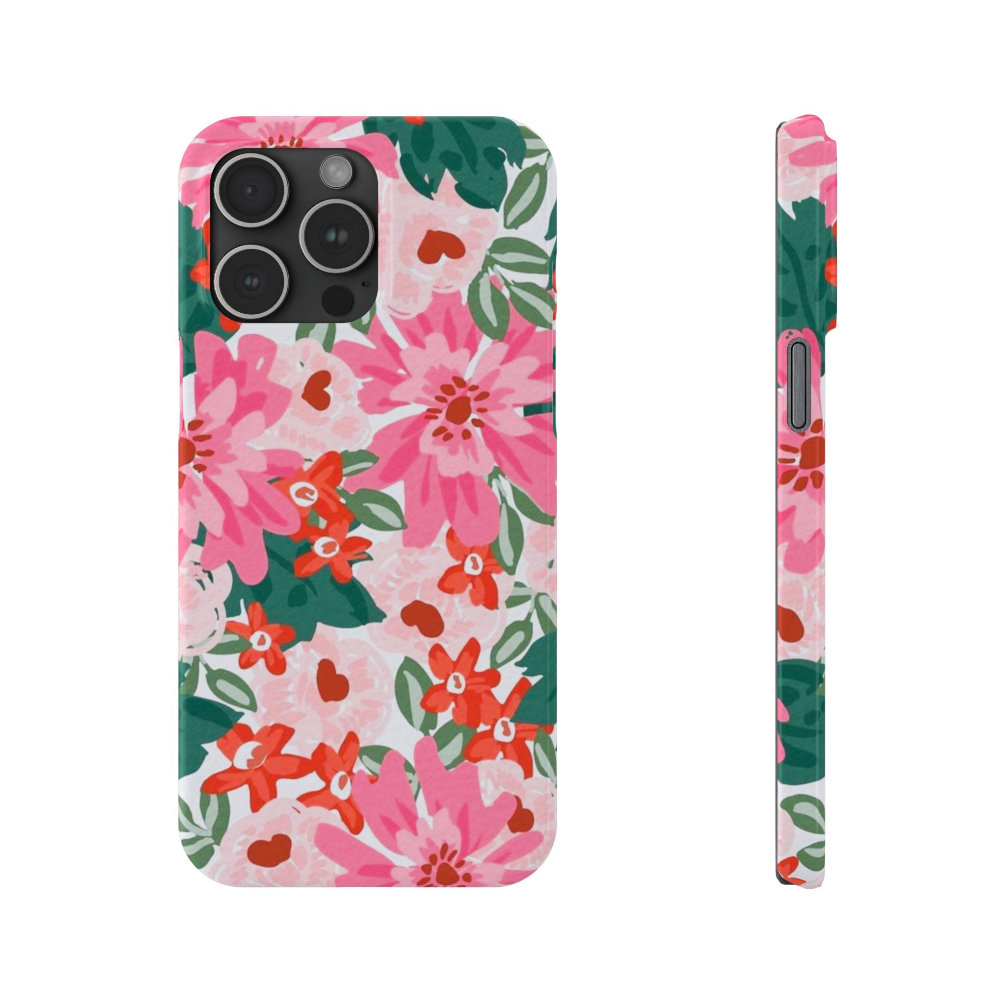 Pink Watercolor Garden Case