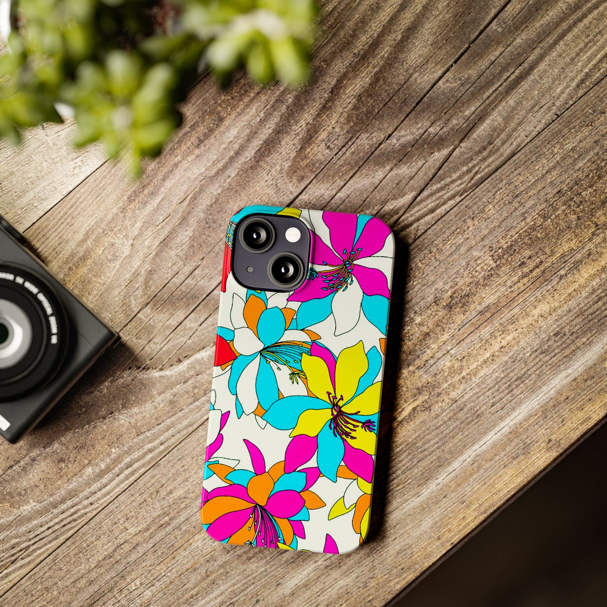 Layered Magenta Floral Case
