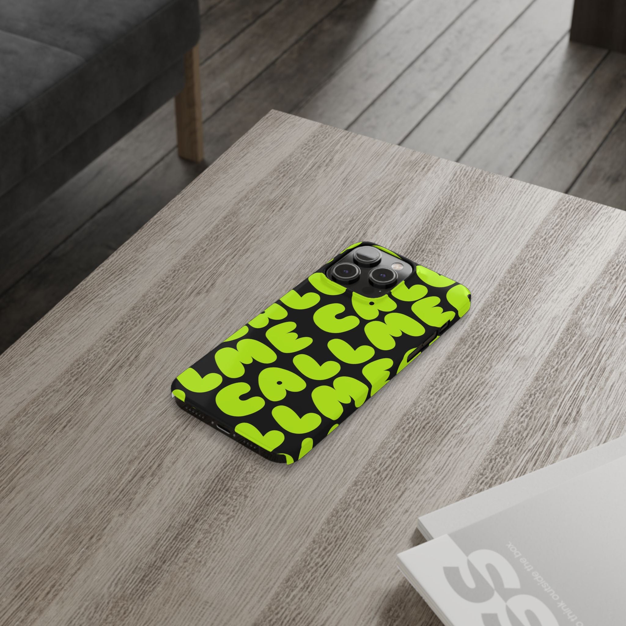 Call Me Neon Green Case