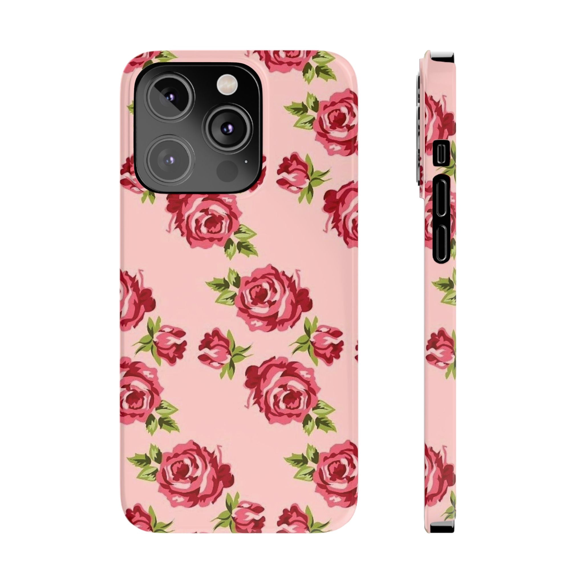 Pink Rose on a Pink Case