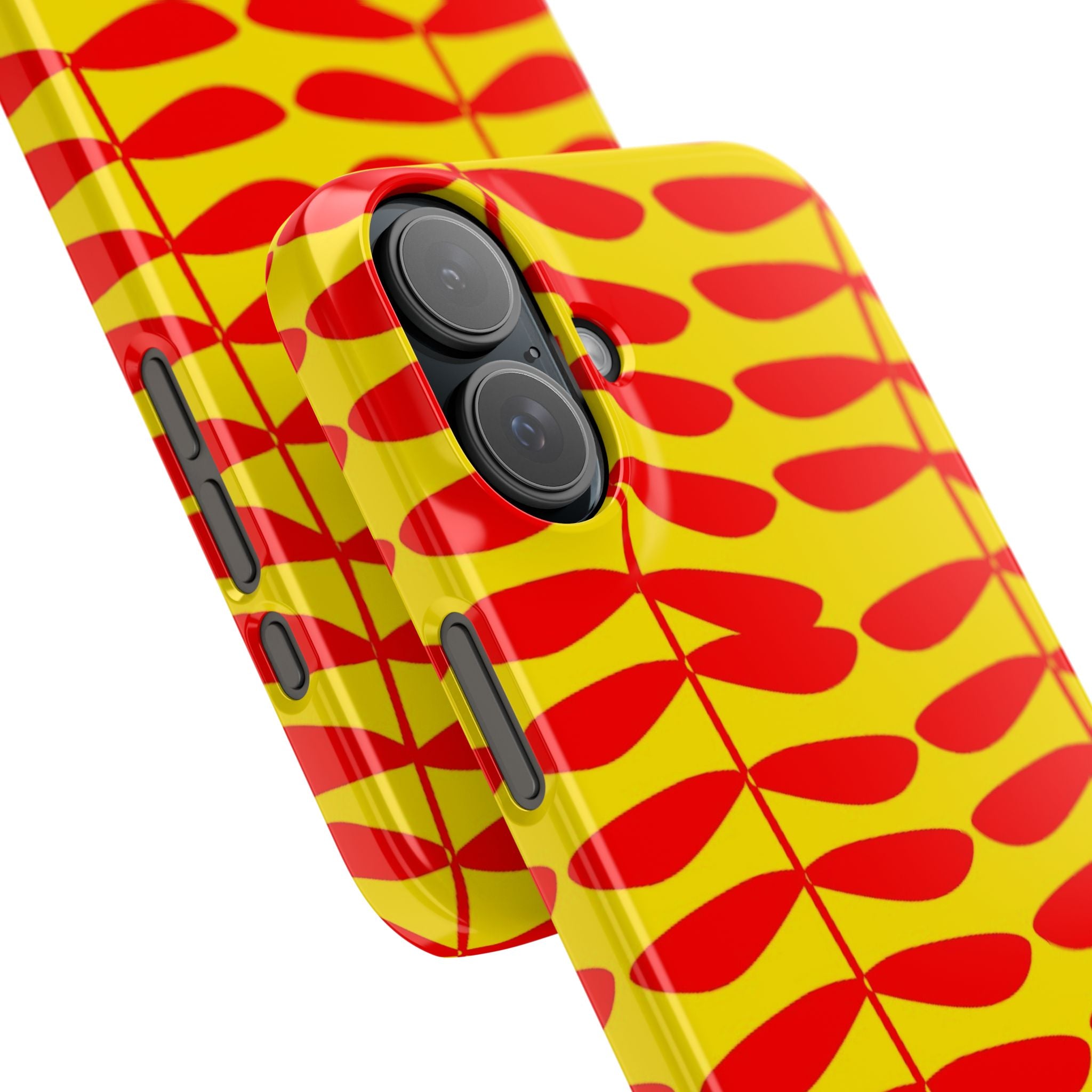 Red Leaf Slim Bold Yellow Case