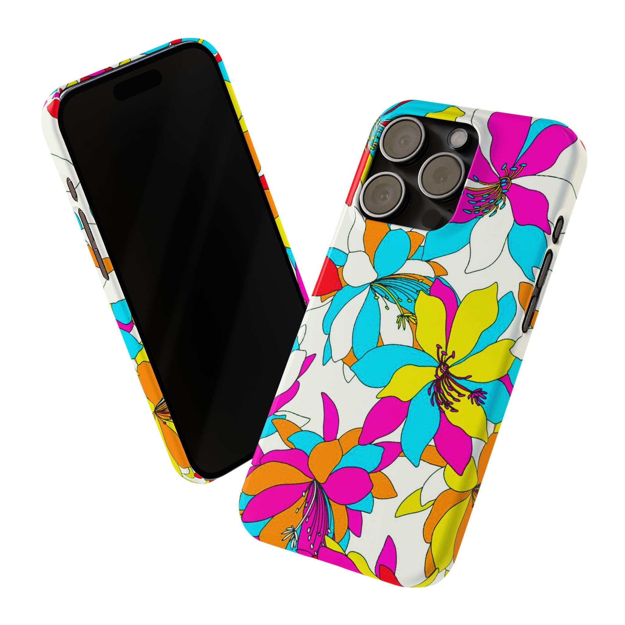 Layered Magenta Floral Case