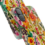 Vibrant Hand-Painted Wildflower Design Case