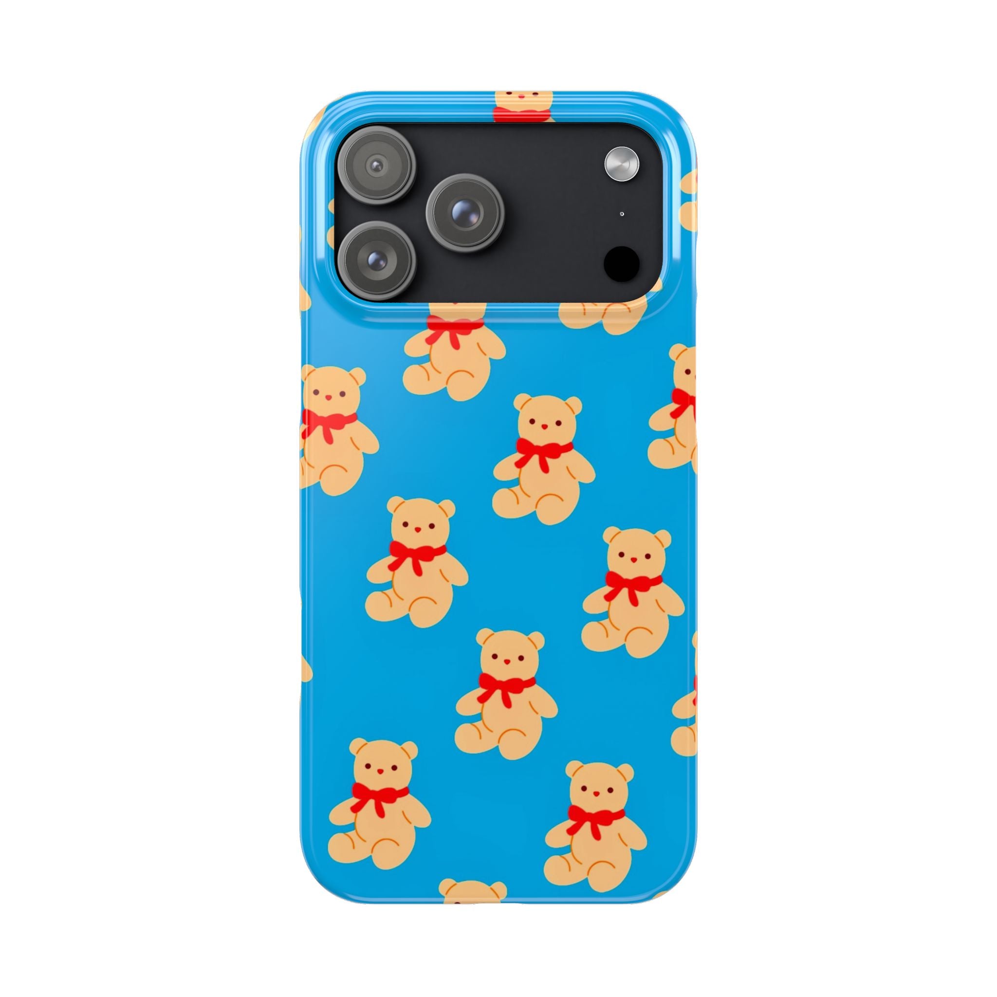 Teddy Bear on Blue Case