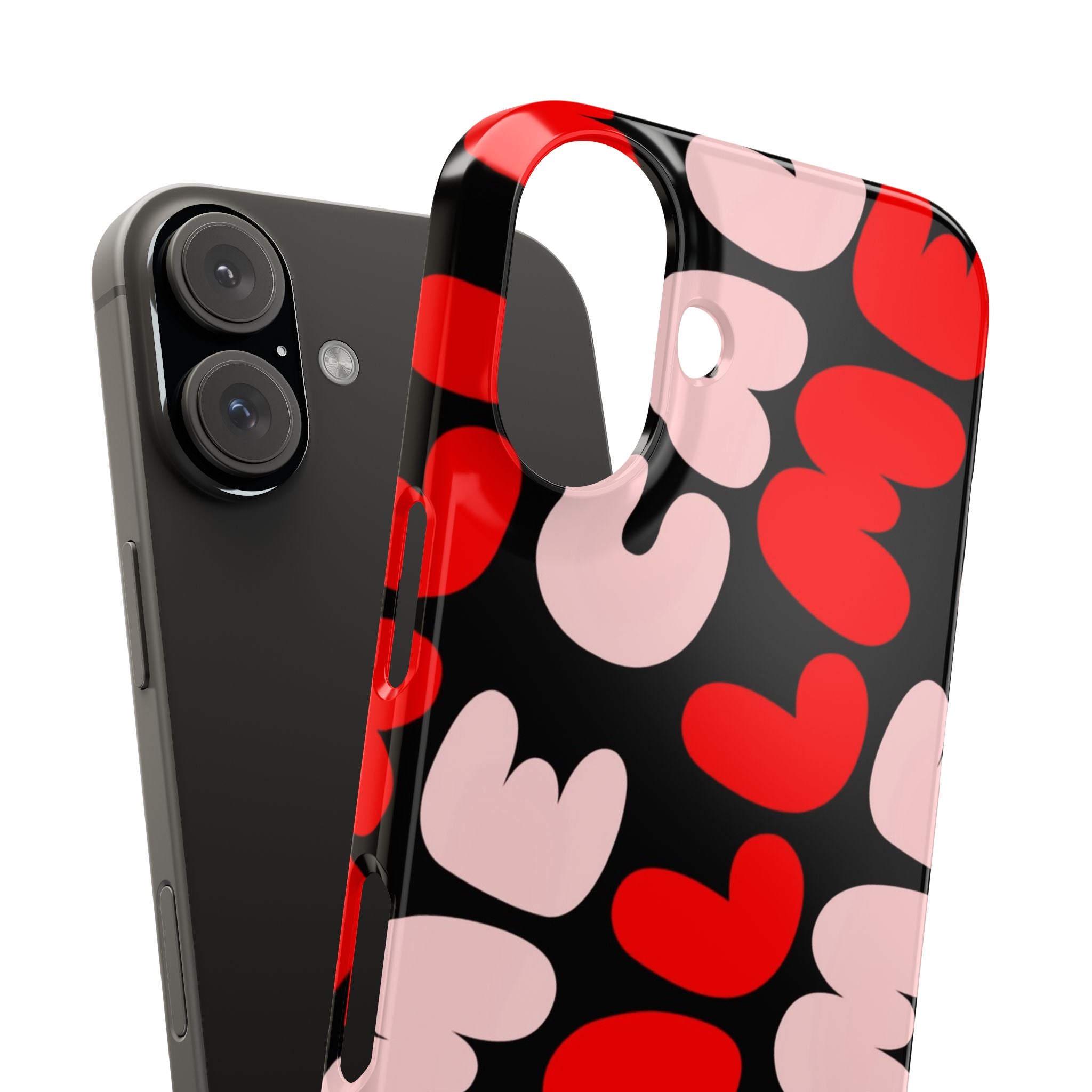 Call Me Pink and Red Phone Case