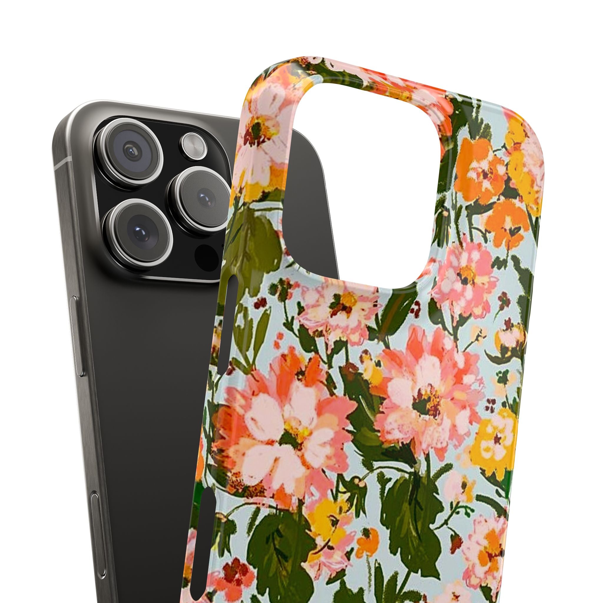Pink & Orange Blossom Garden Case