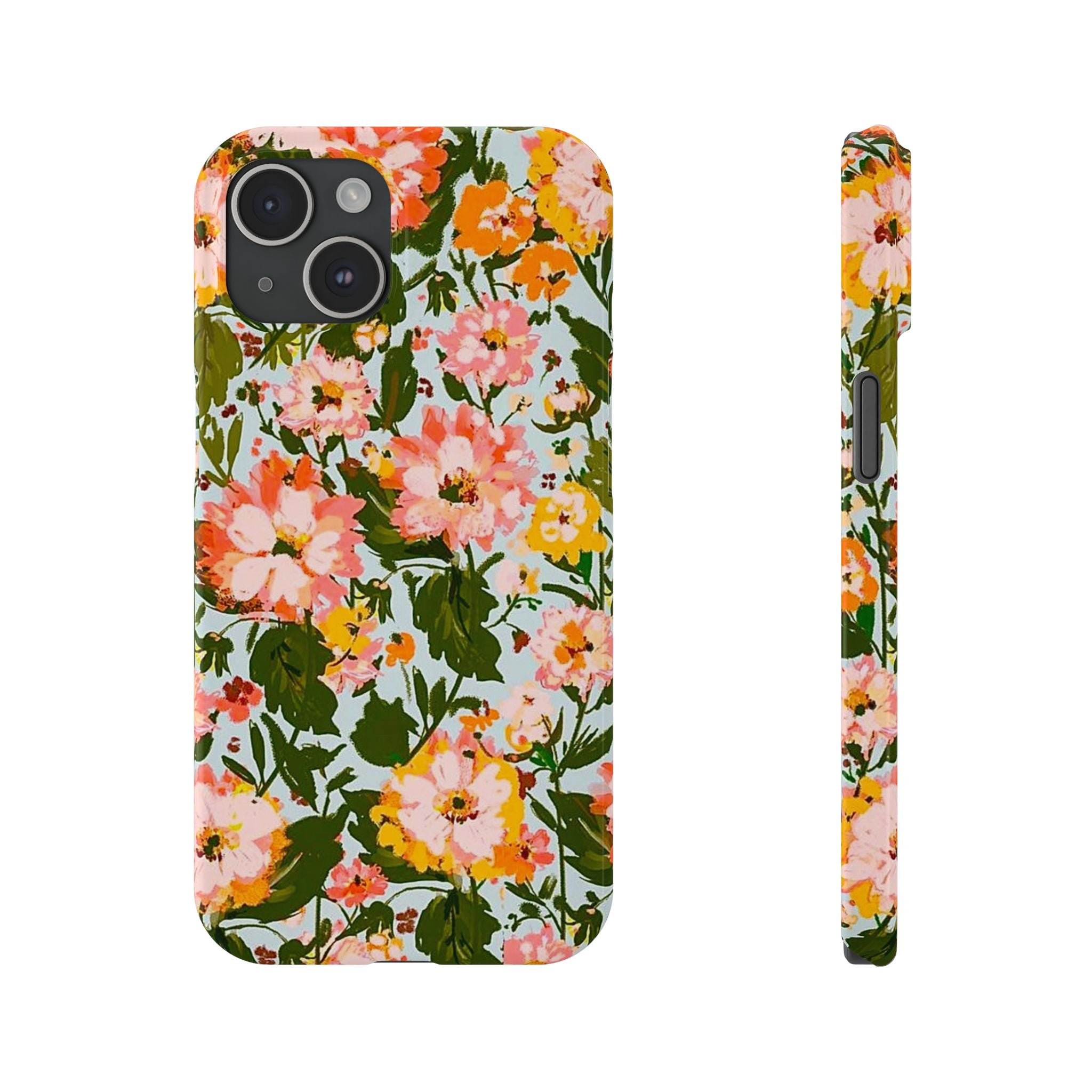 Pink & Orange Blossom Garden Case