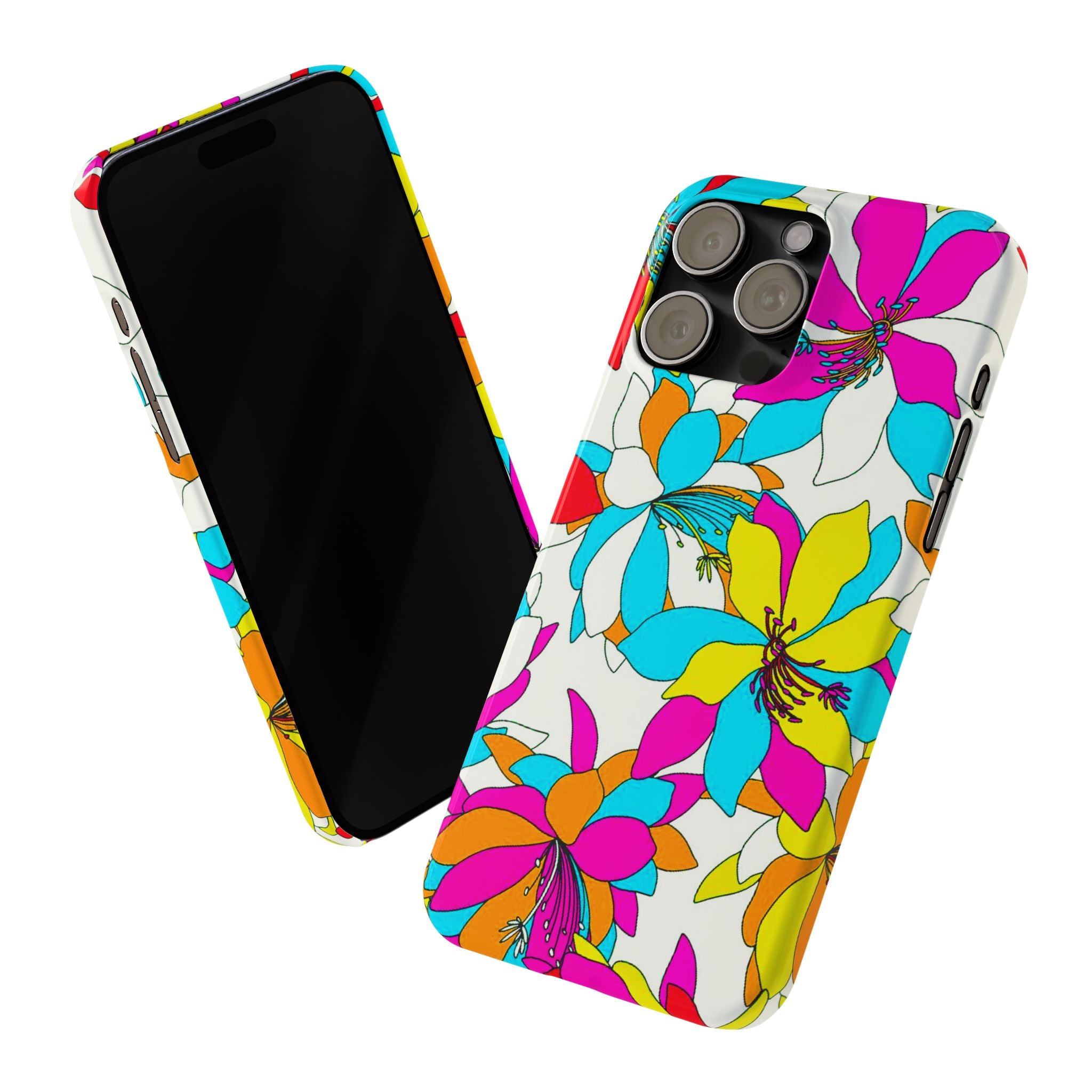 Layered Magenta Floral Case