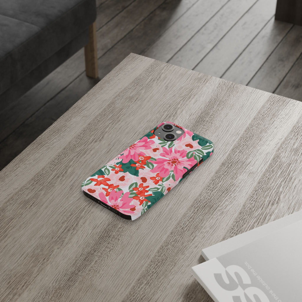 Pink Watercolor Garden Case