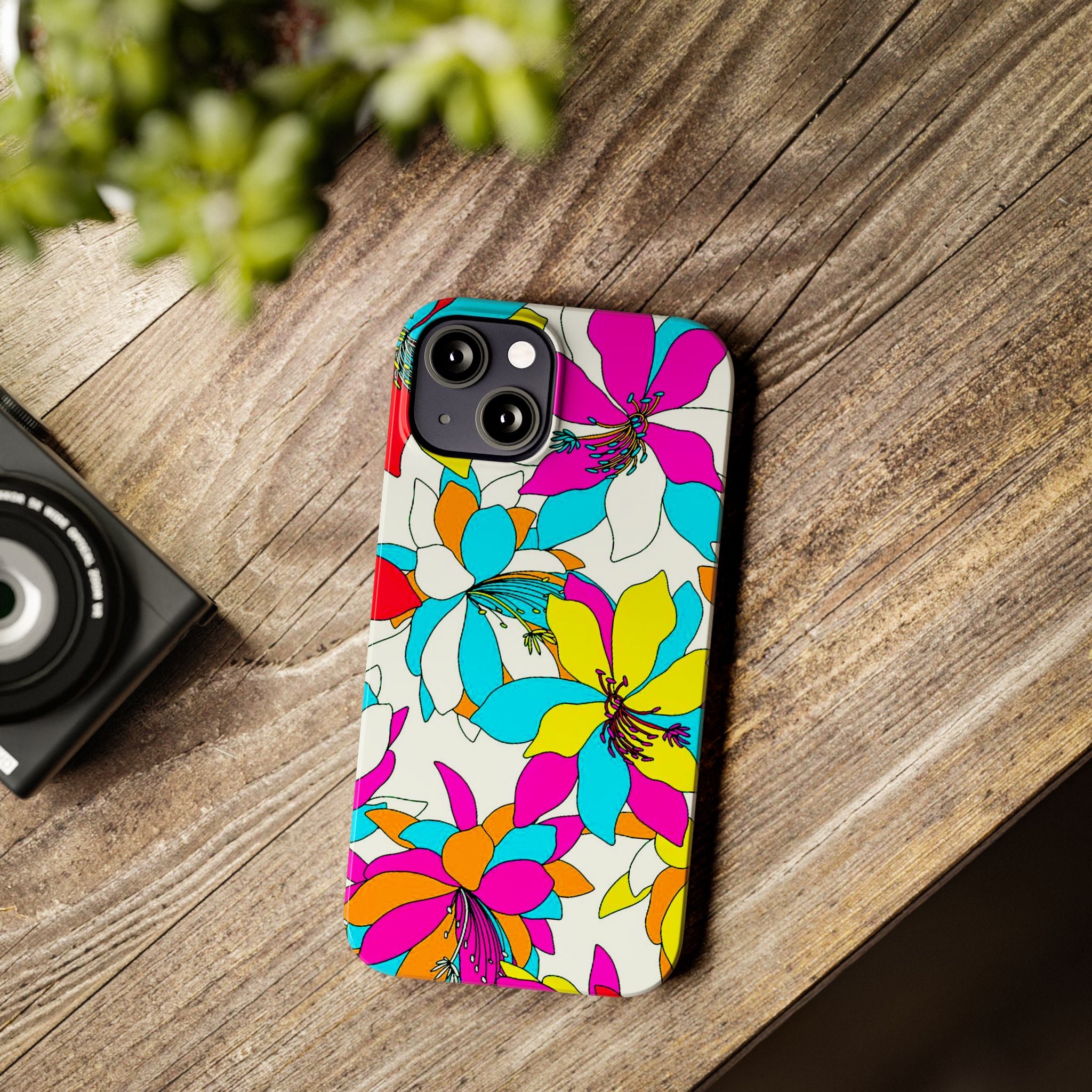 Layered Magenta Floral Case