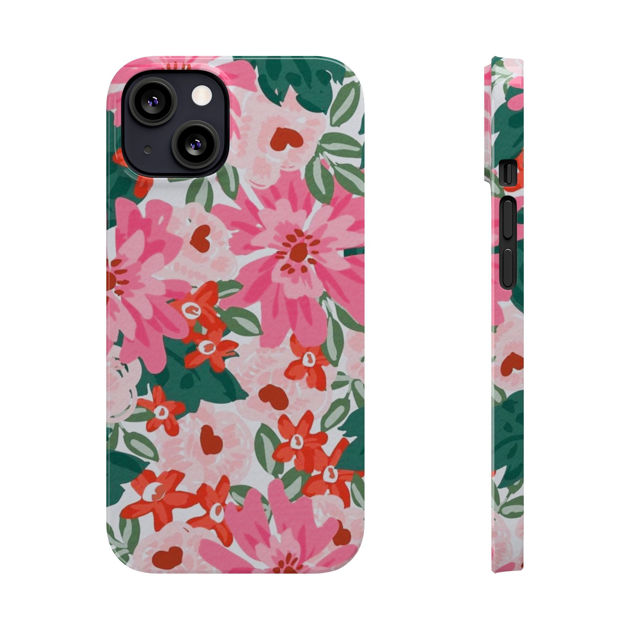 Pink Watercolor Garden Case