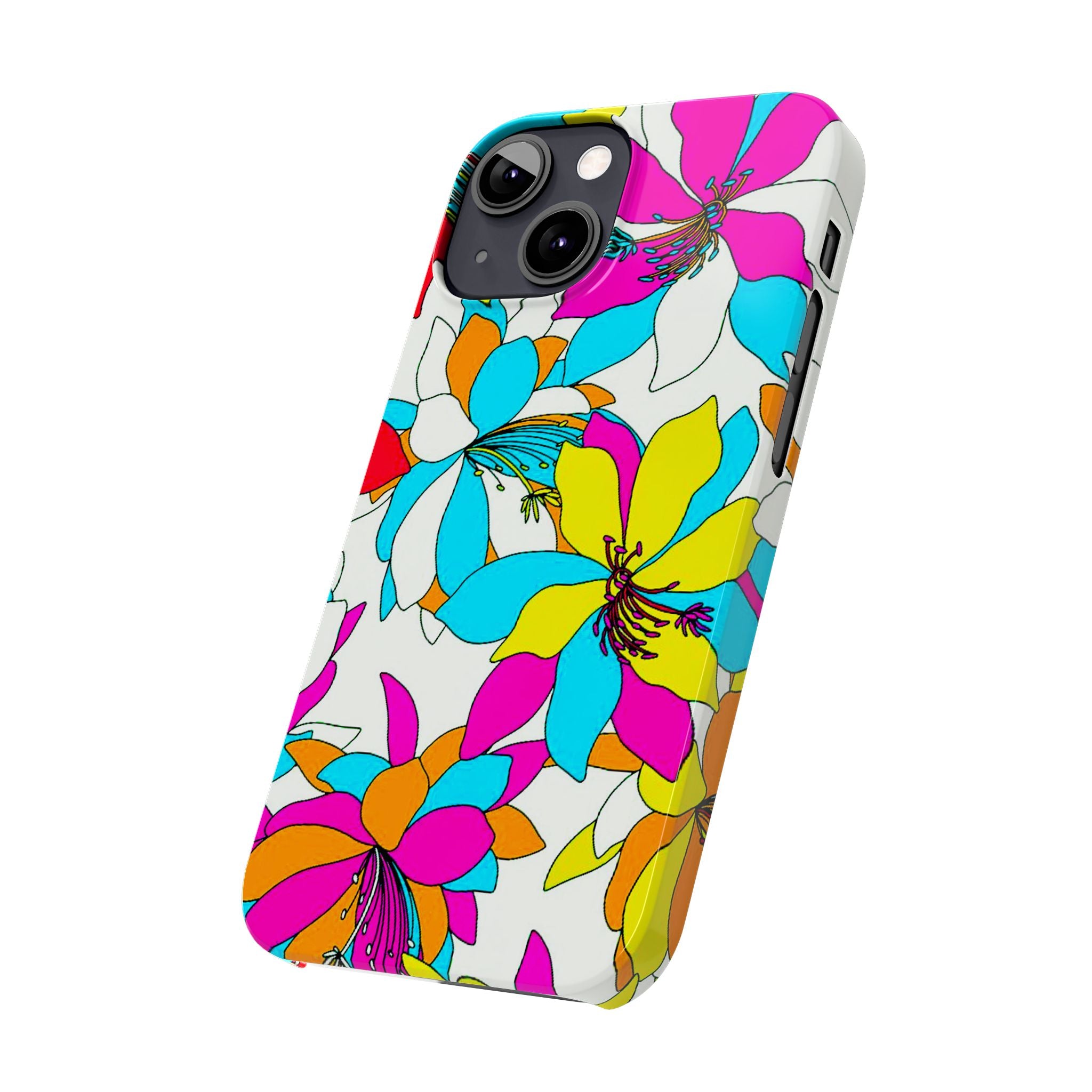 Layered Magenta Floral Case