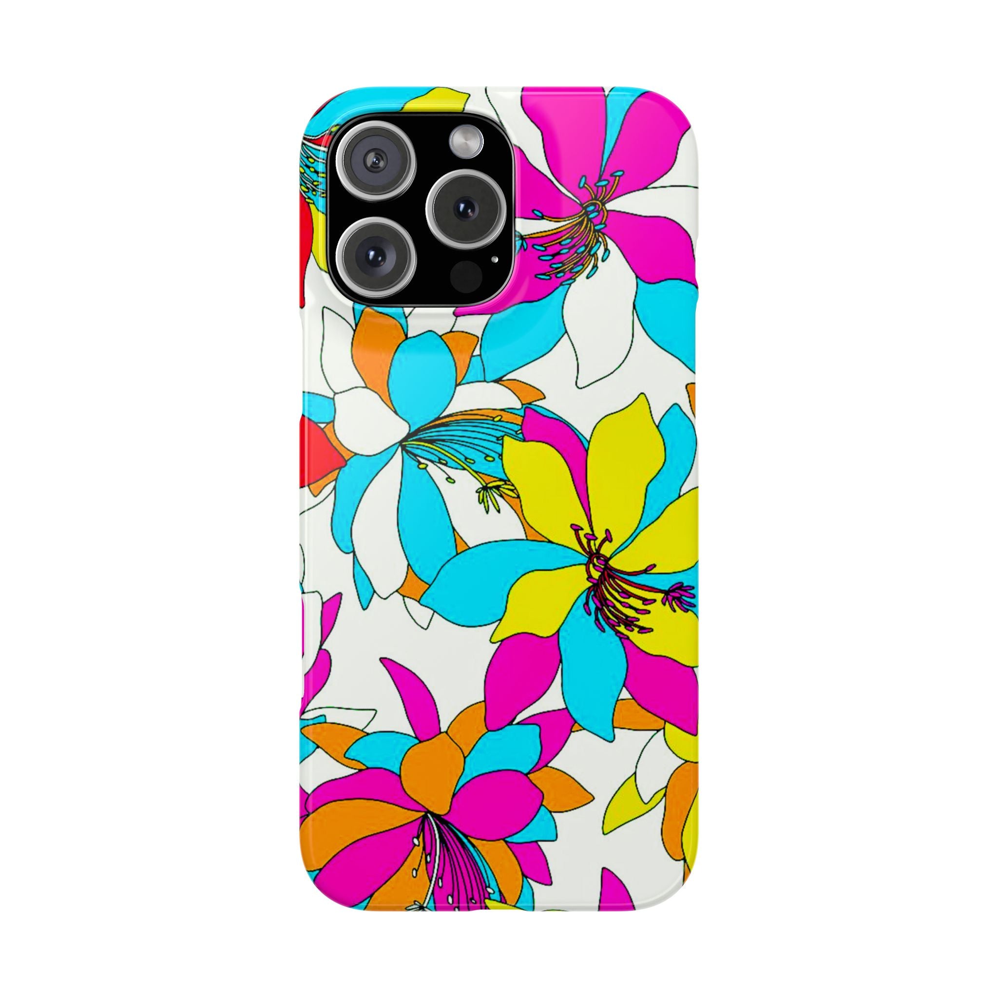 Layered Magenta Floral Case