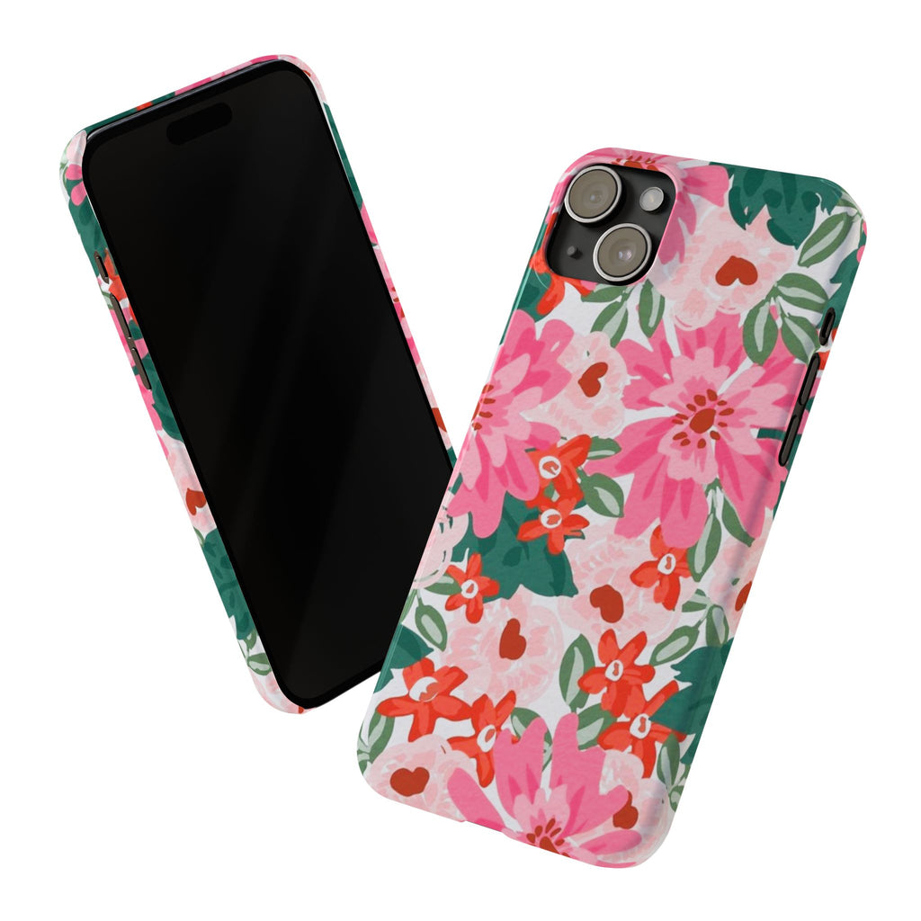 Pink Watercolor Garden Case