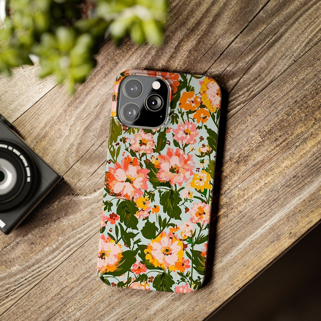Pink & Orange Blossom Garden Case