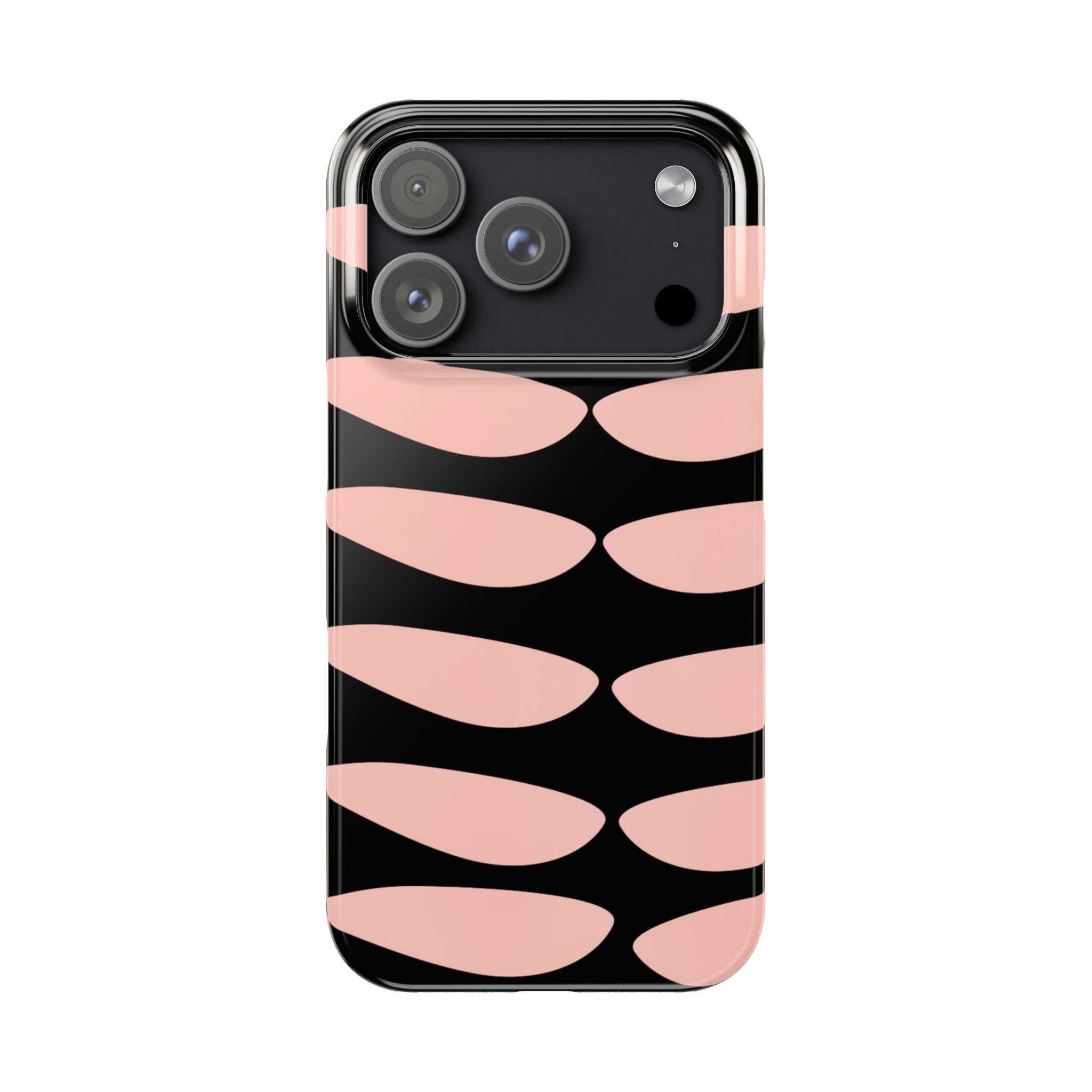 Pink Wave Abstract Case