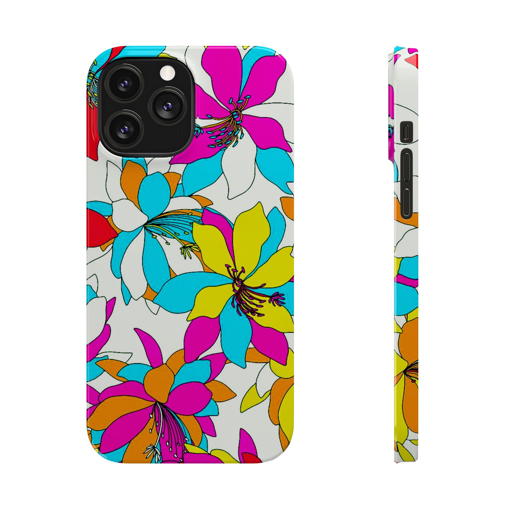 Layered Magenta Floral Case