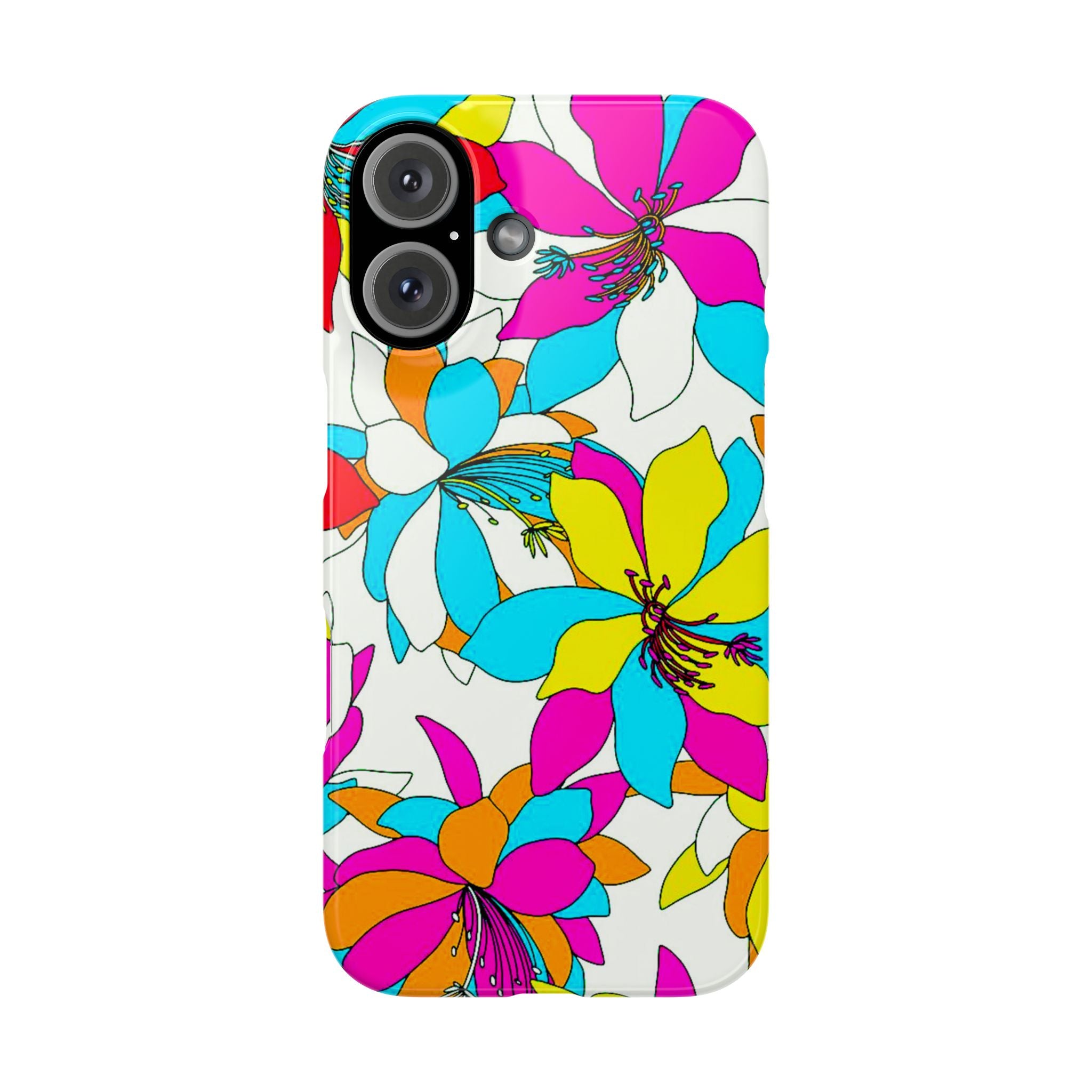 Layered Magenta Floral Case