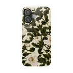 Vintage White Floral - Phone Case