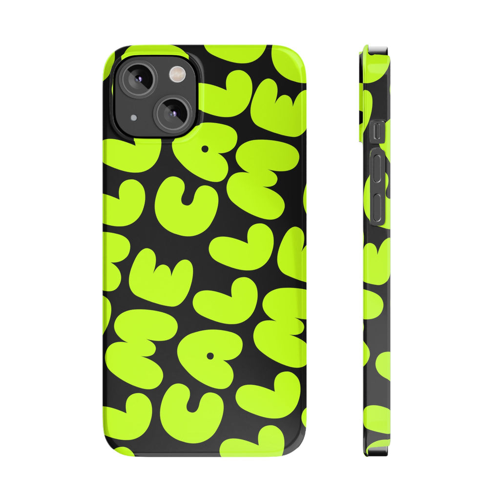 Call Me Neon Green Case
