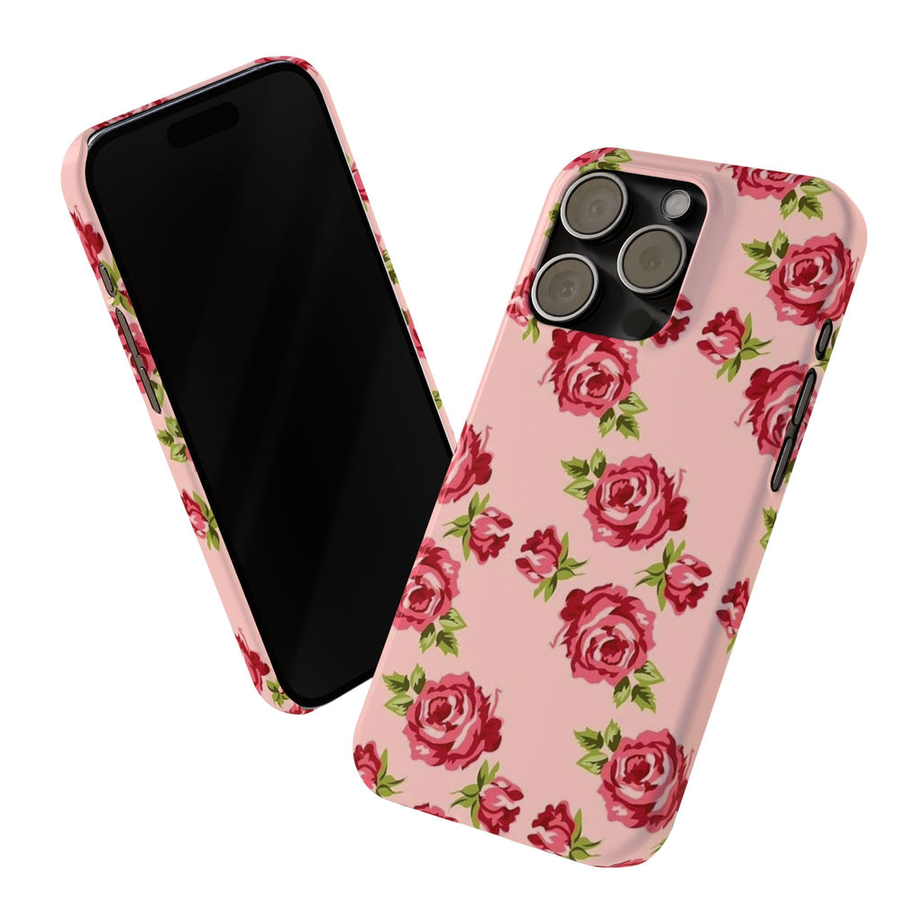Pink Rose on a Pink Case