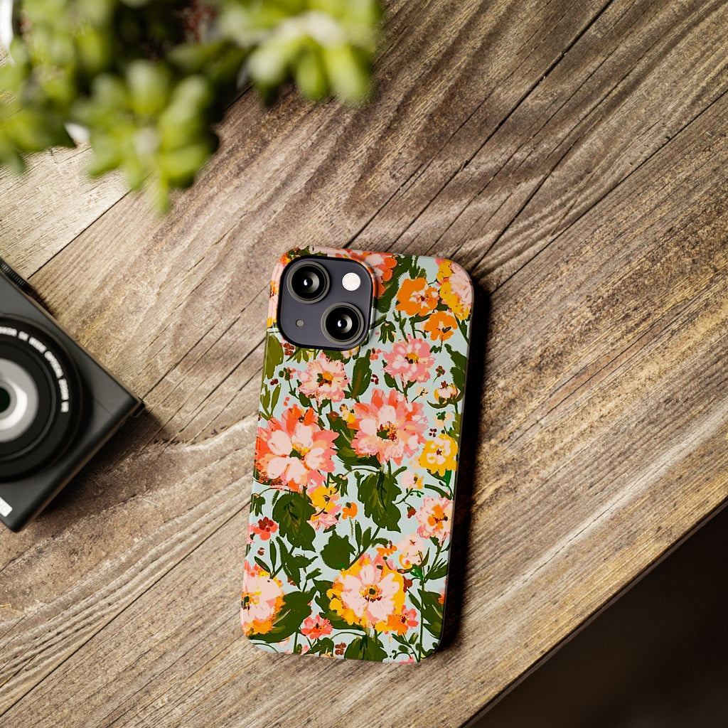 Pink & Orange Blossom Garden Case