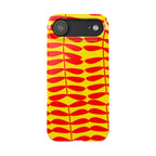 Red Leaf Slim Bold Yellow Case